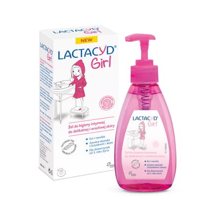 LACTACYD GIRL żel do higieny intymnej z pompką 200ml
